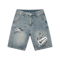 Men's Vintage Wash Denim Shorts
