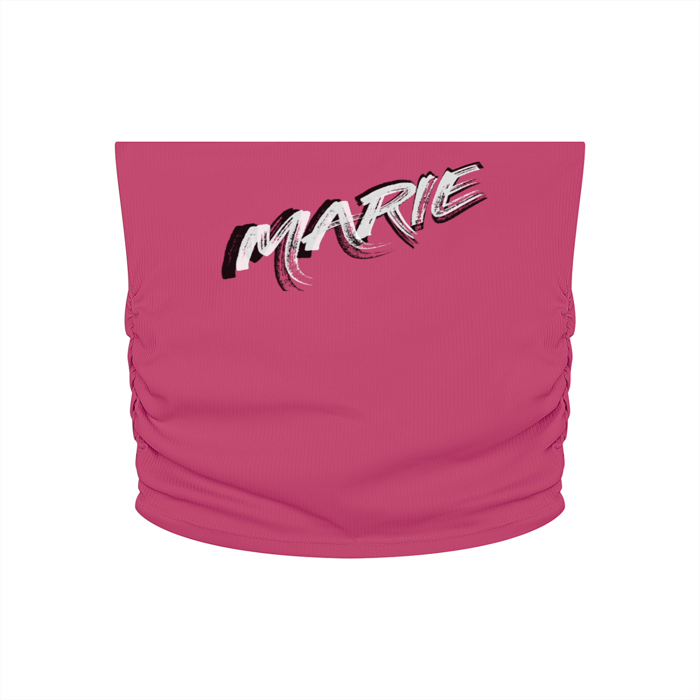 Women’s Ruched Cropped Yoga Tube Top