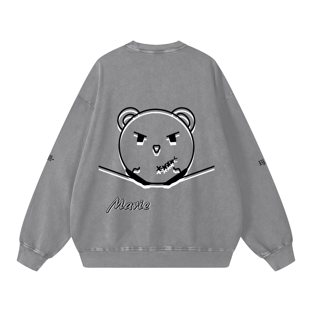 Snow Washed Oversized Sweatshirt