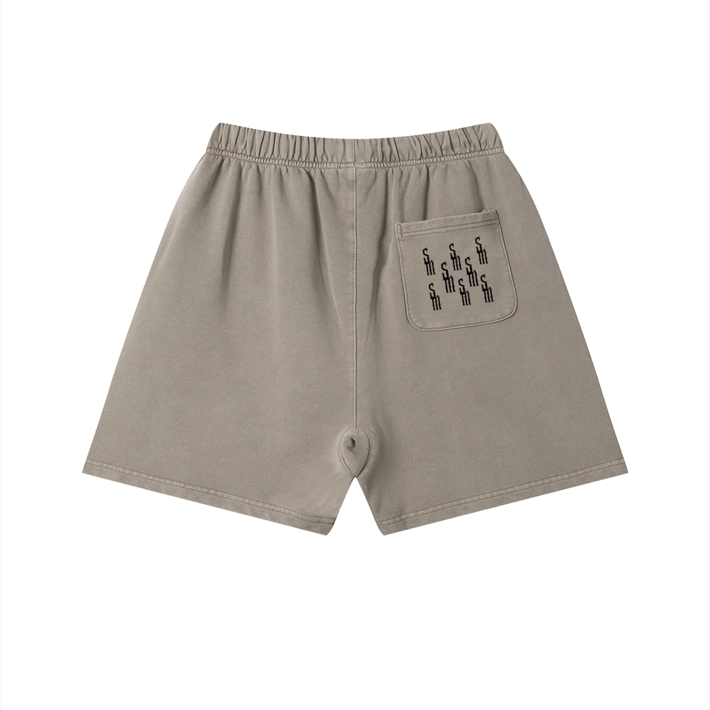 Unisex Vintage Wash Cotton Shorts