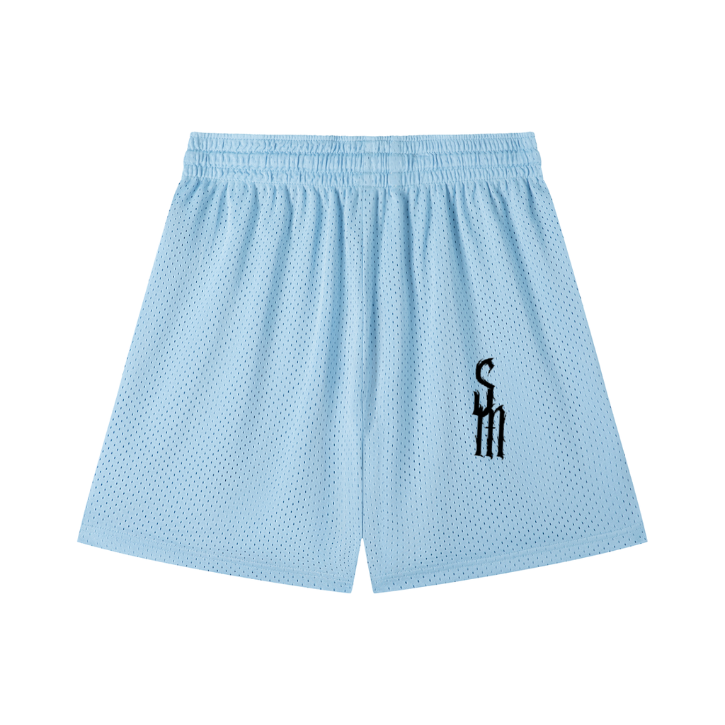 Mesh Drawstring Shorts