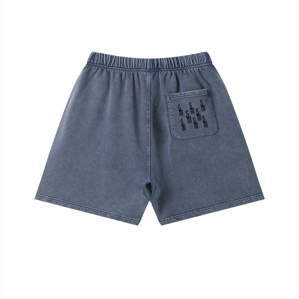 Unisex Vintage Wash Cotton Shorts