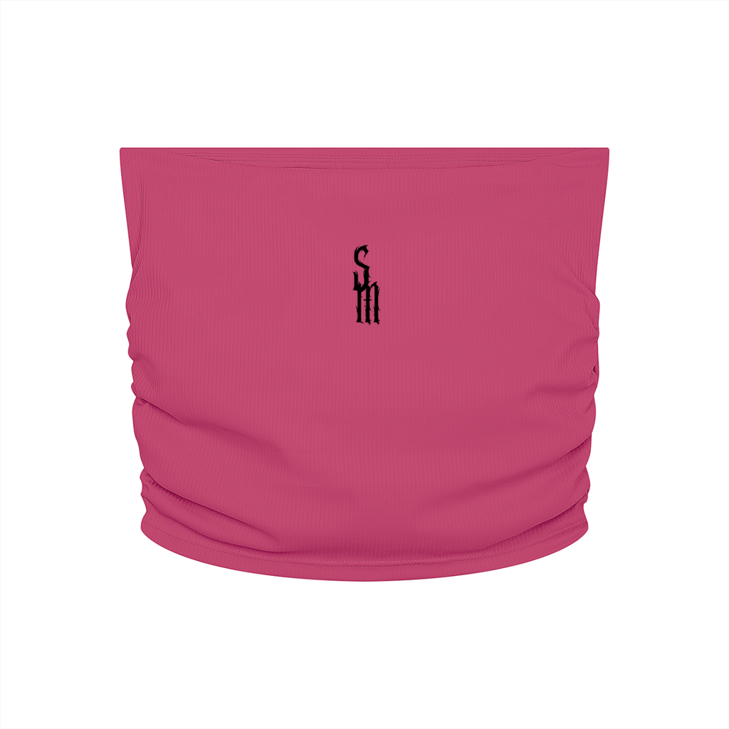 Women’s Ruched Cropped Yoga Tube Top