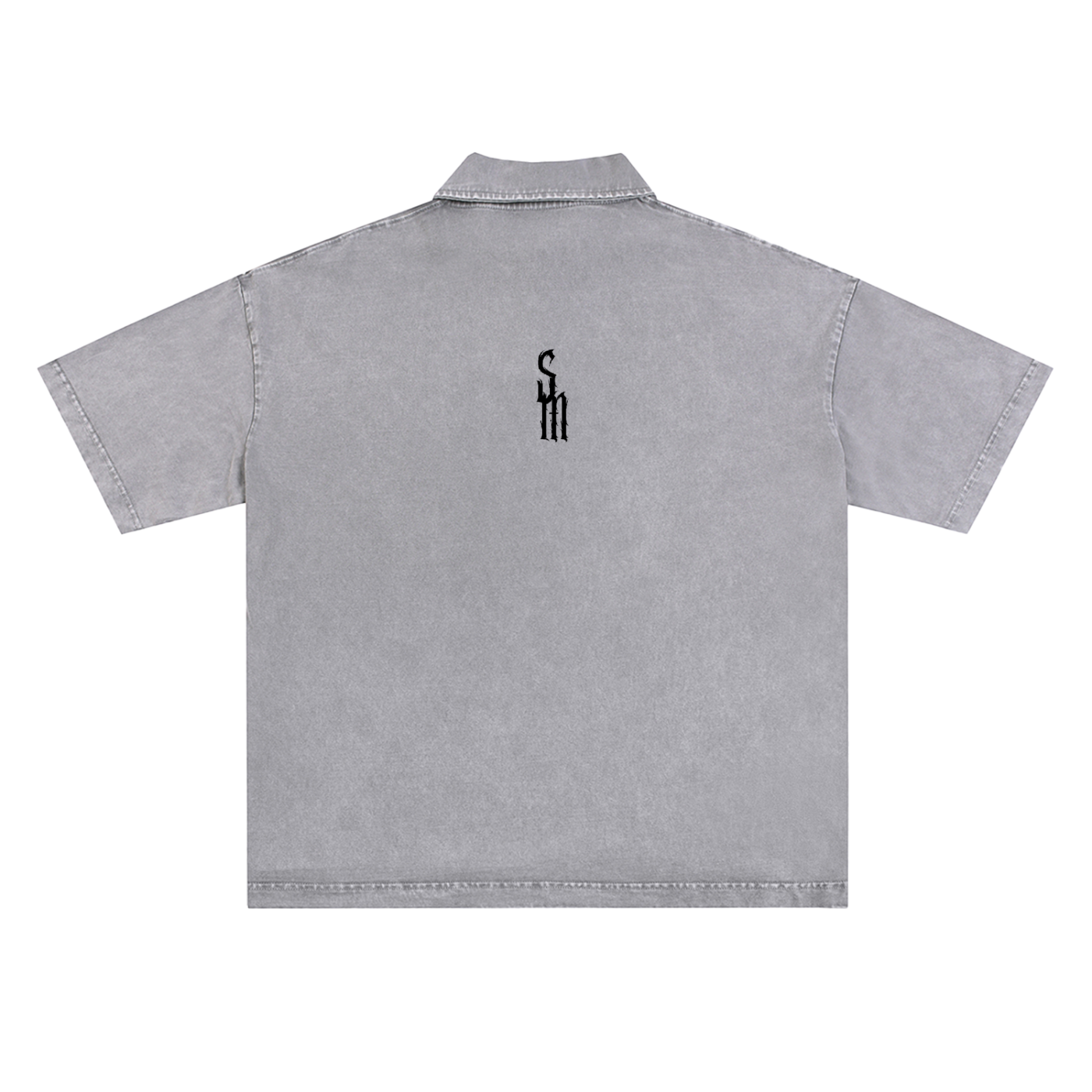 Heavyweight Snow-Washed Polo T-Shirt