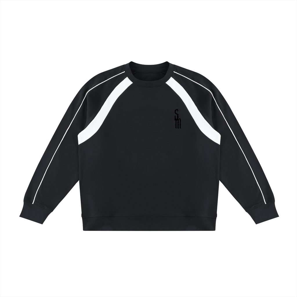 Unisex Color Block Crewneck Sweatshirt