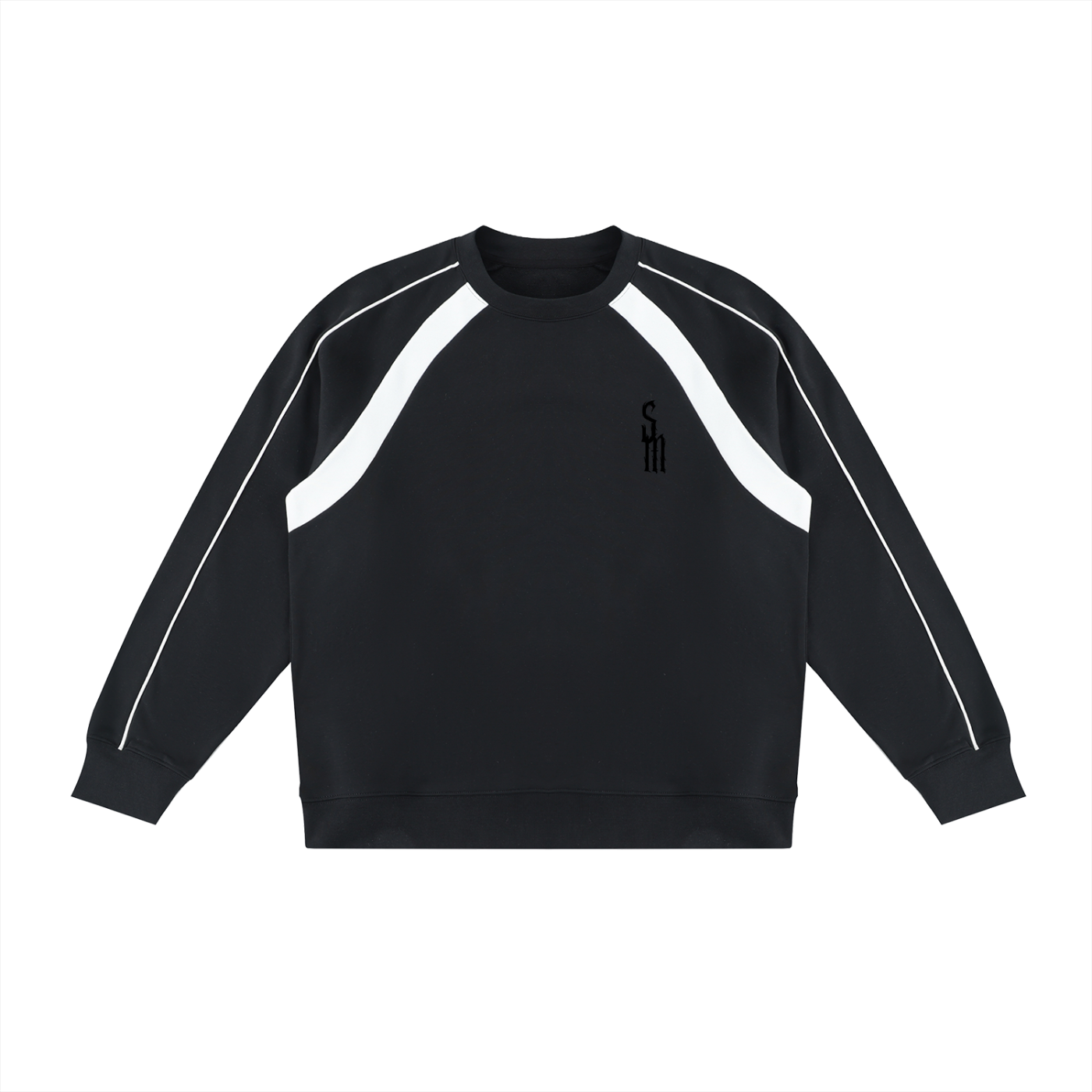 Unisex Color Block Crewneck Sweatshirt