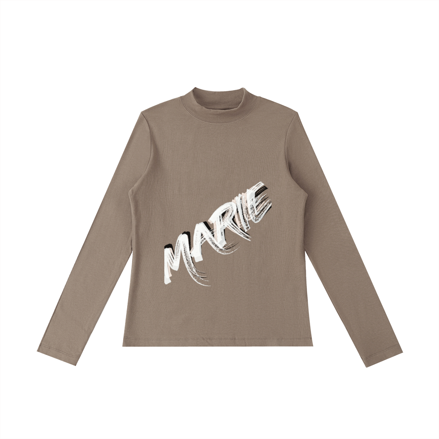 Essential Mock Neck Long Sleeve T-Shirt