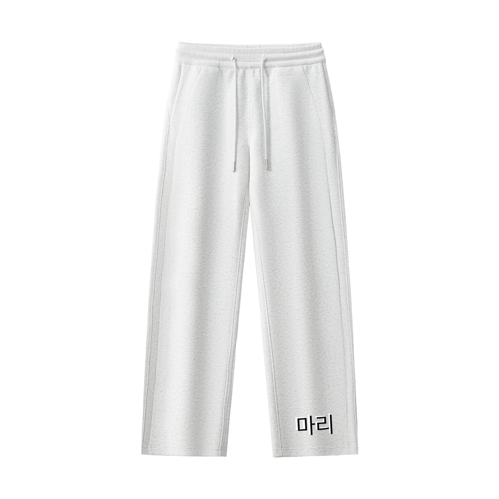 Essential Drawstring Straight-Leg Sweatpants