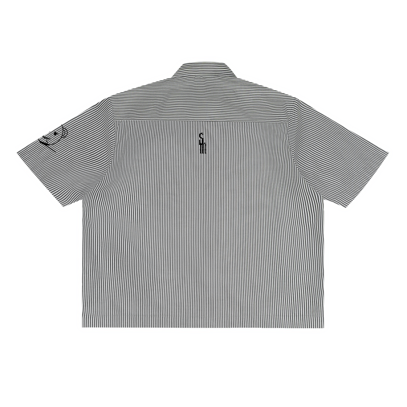 Oversized Vertical Stripe Boxy Shirt