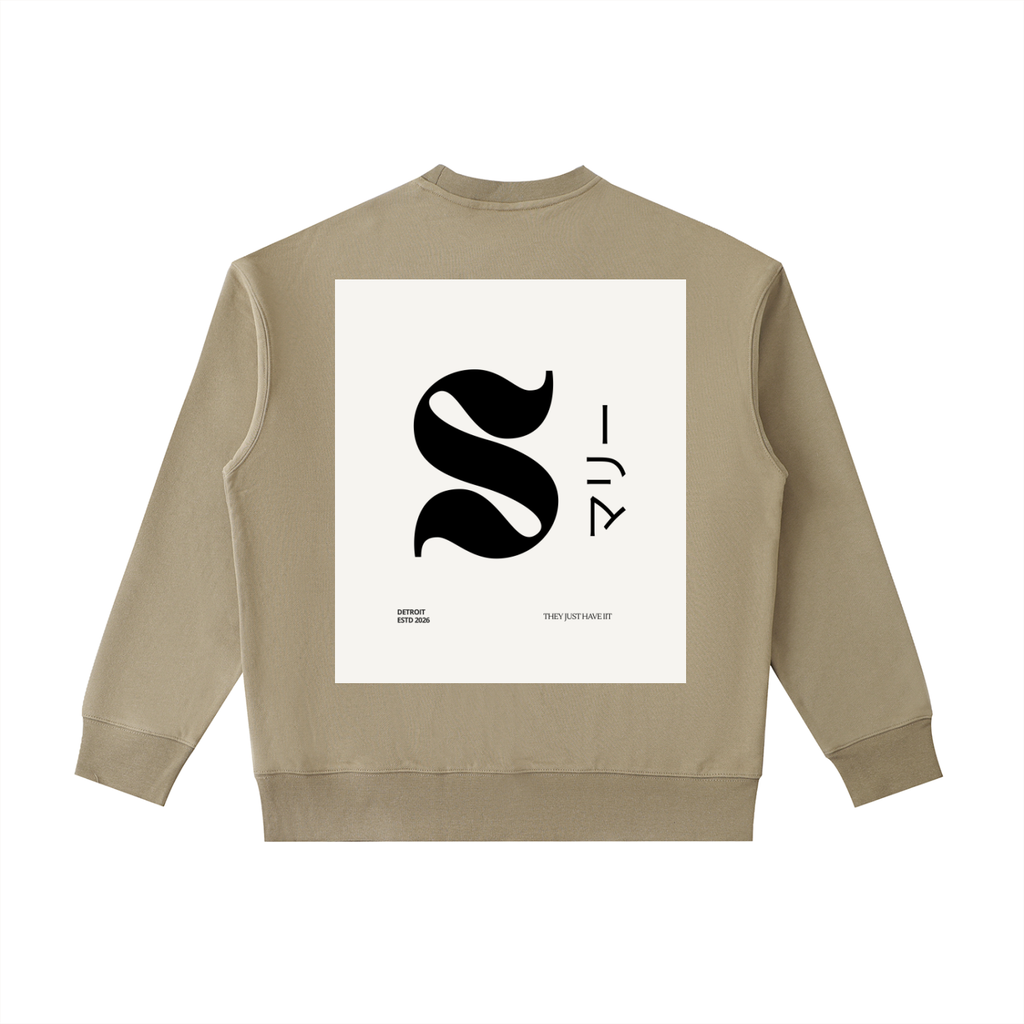 Heavyweight Patch Pocket Crewneck Sweatshirt