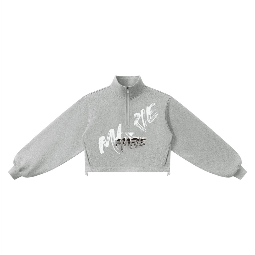 Women’s Mock-Neck Quarter-Zip Sweatshirt