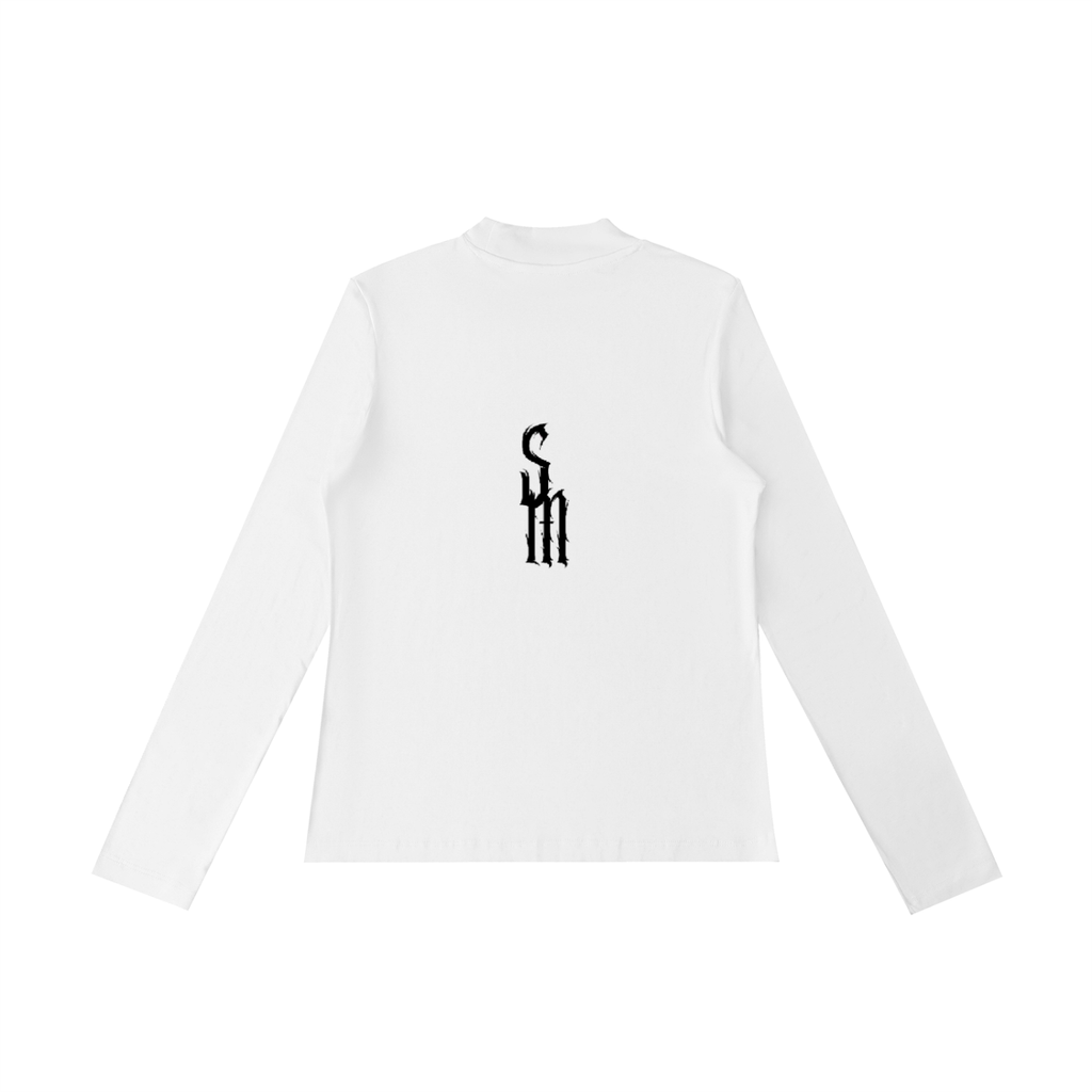 Essential Mock Neck Long Sleeve T-Shirt