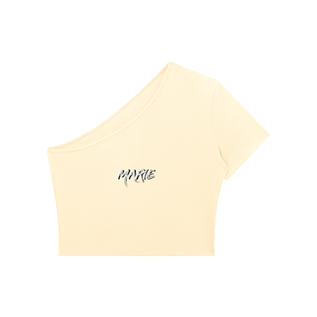 Women's One-Shoulder Crop T-Shirt