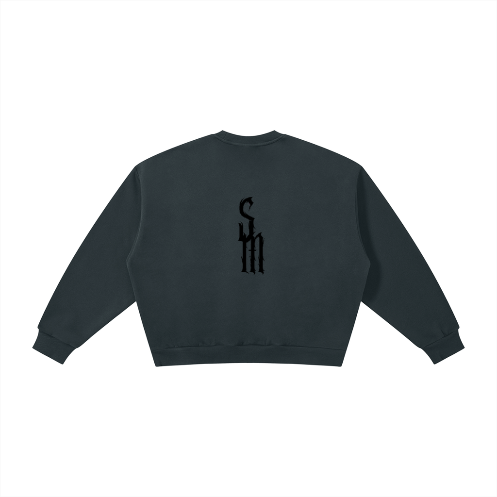 Boxy Fleece Crewneck Sweatshirt