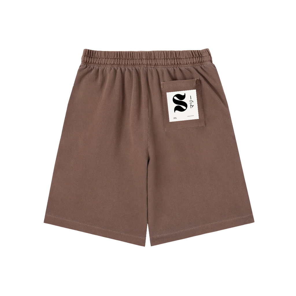 Vintage Wash Cotton Shorts
