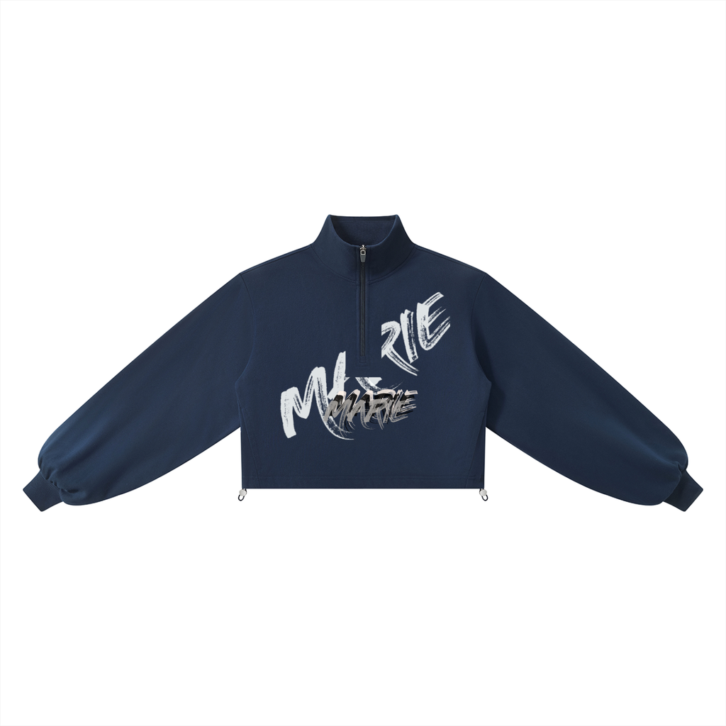 Women’s Mock-Neck Quarter-Zip Sweatshirt