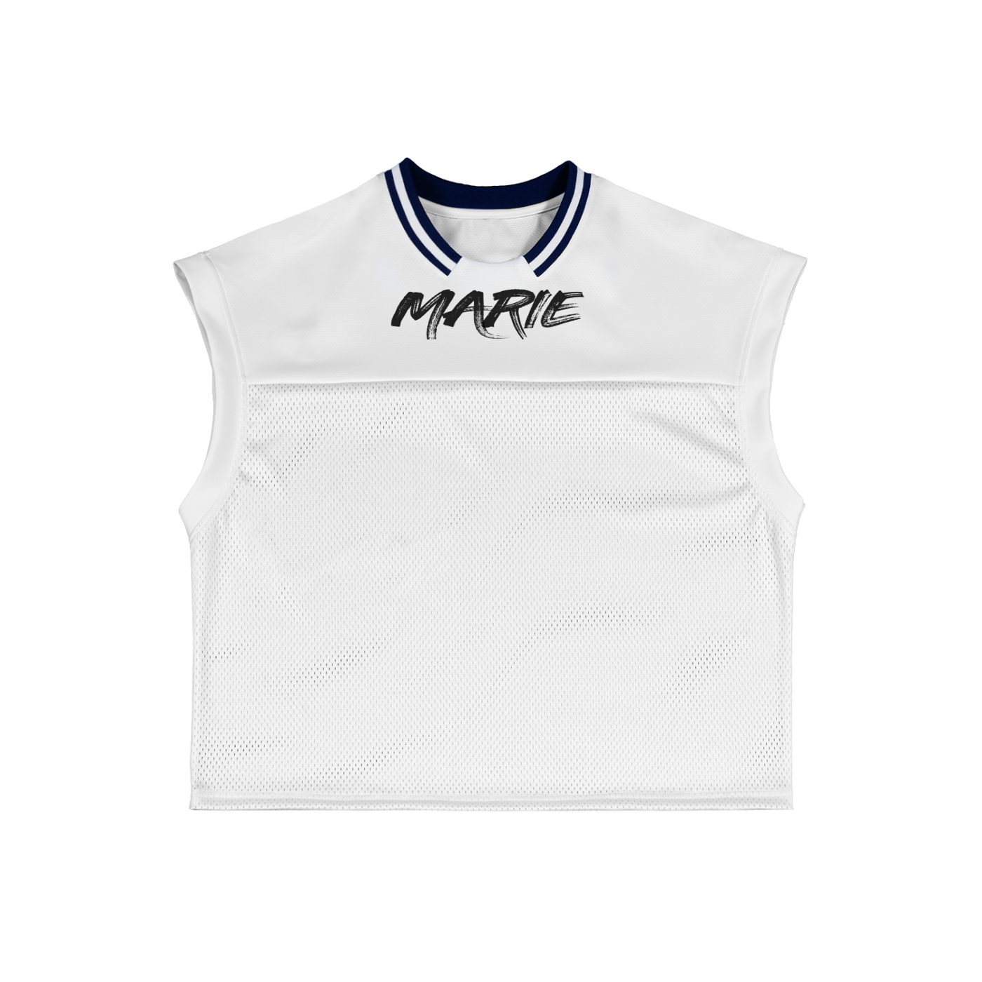 Loose Sleeveless Mesh T-Shirt