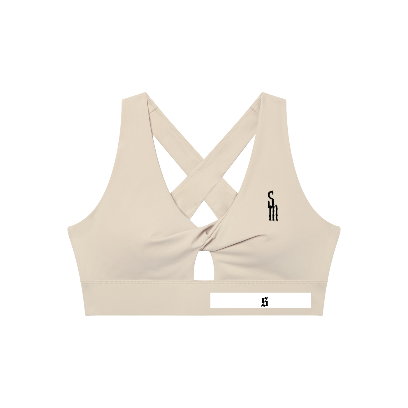 Women's Twist Front V-Neck Sports Bra
