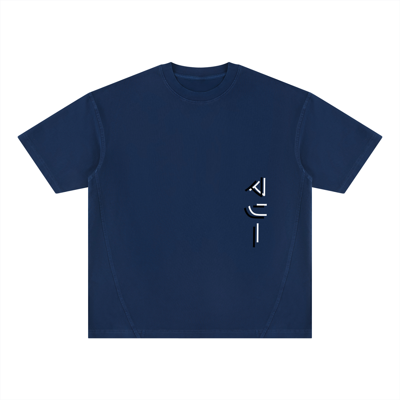Unisex Vintage Wash Paneling T-Shirt