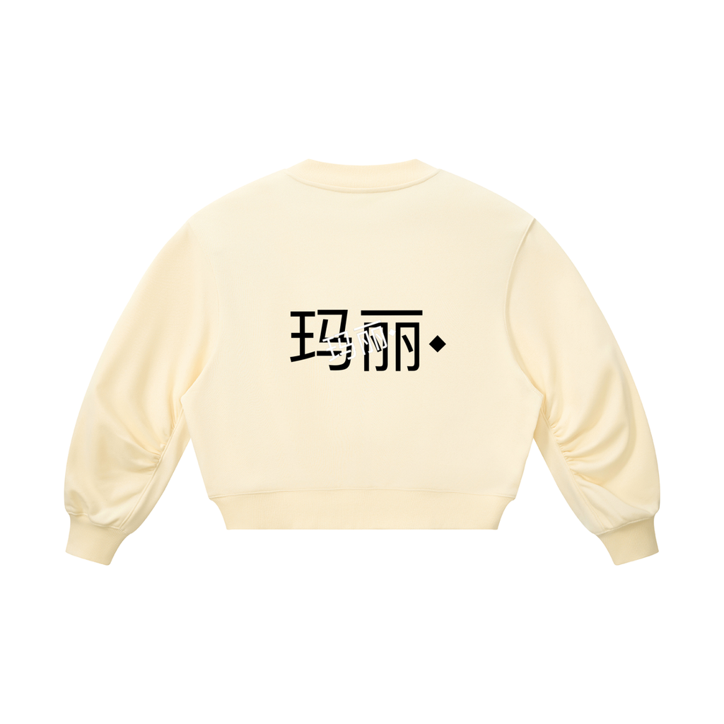 Women’s Crop V-Neck Sweatshirt