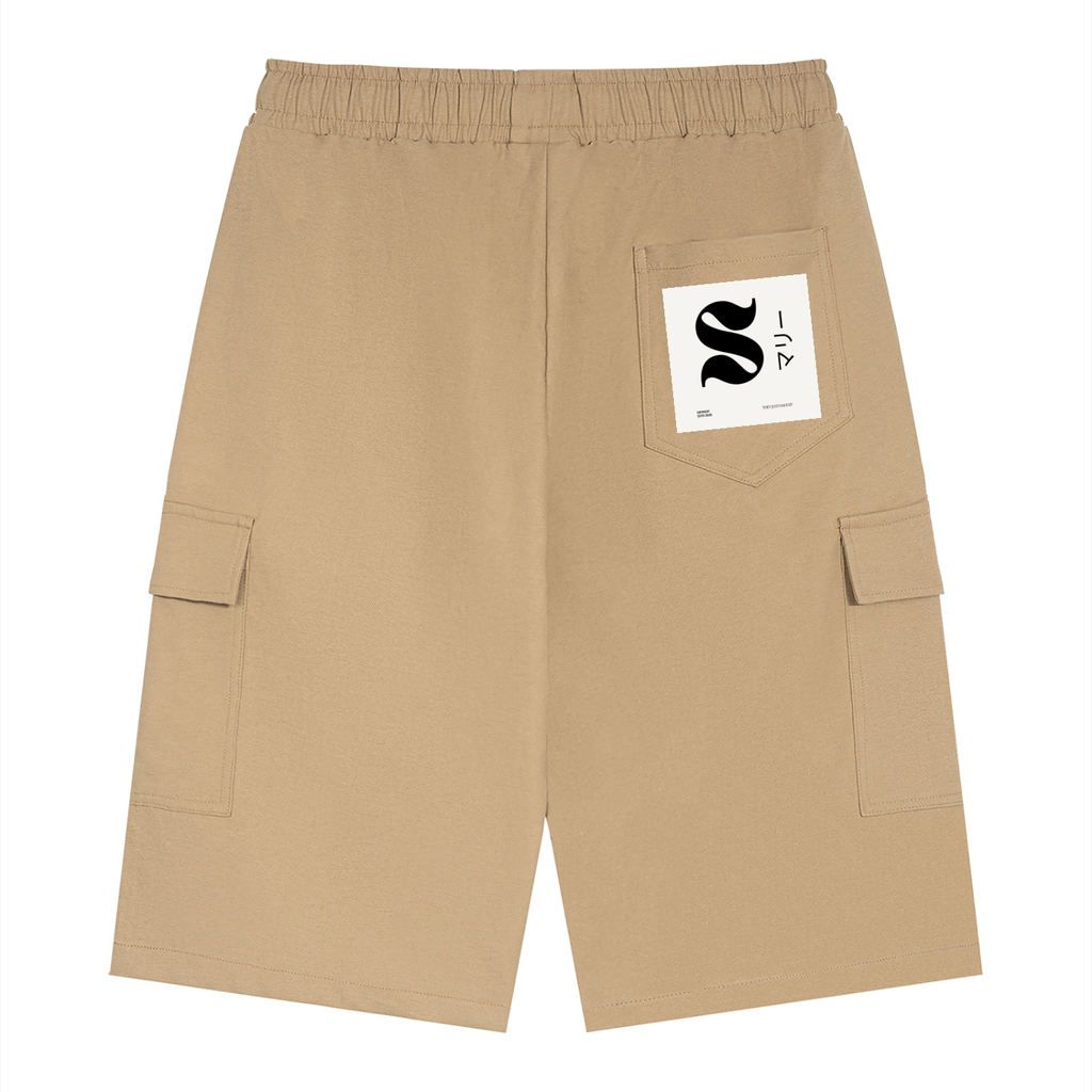Unisex Drawstring Cargo Shorts