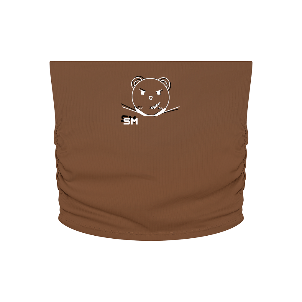 Women’s Ruched Cropped Yoga Tube Top