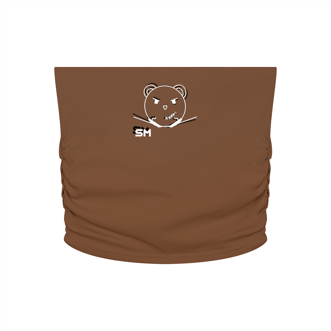 Women’s Ruched Cropped Yoga Tube Top