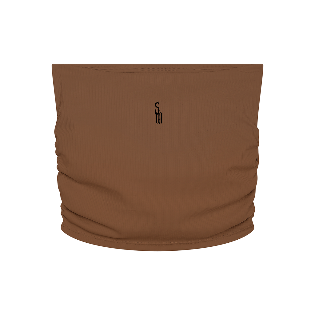 Women’s Ruched Cropped Yoga Tube Top