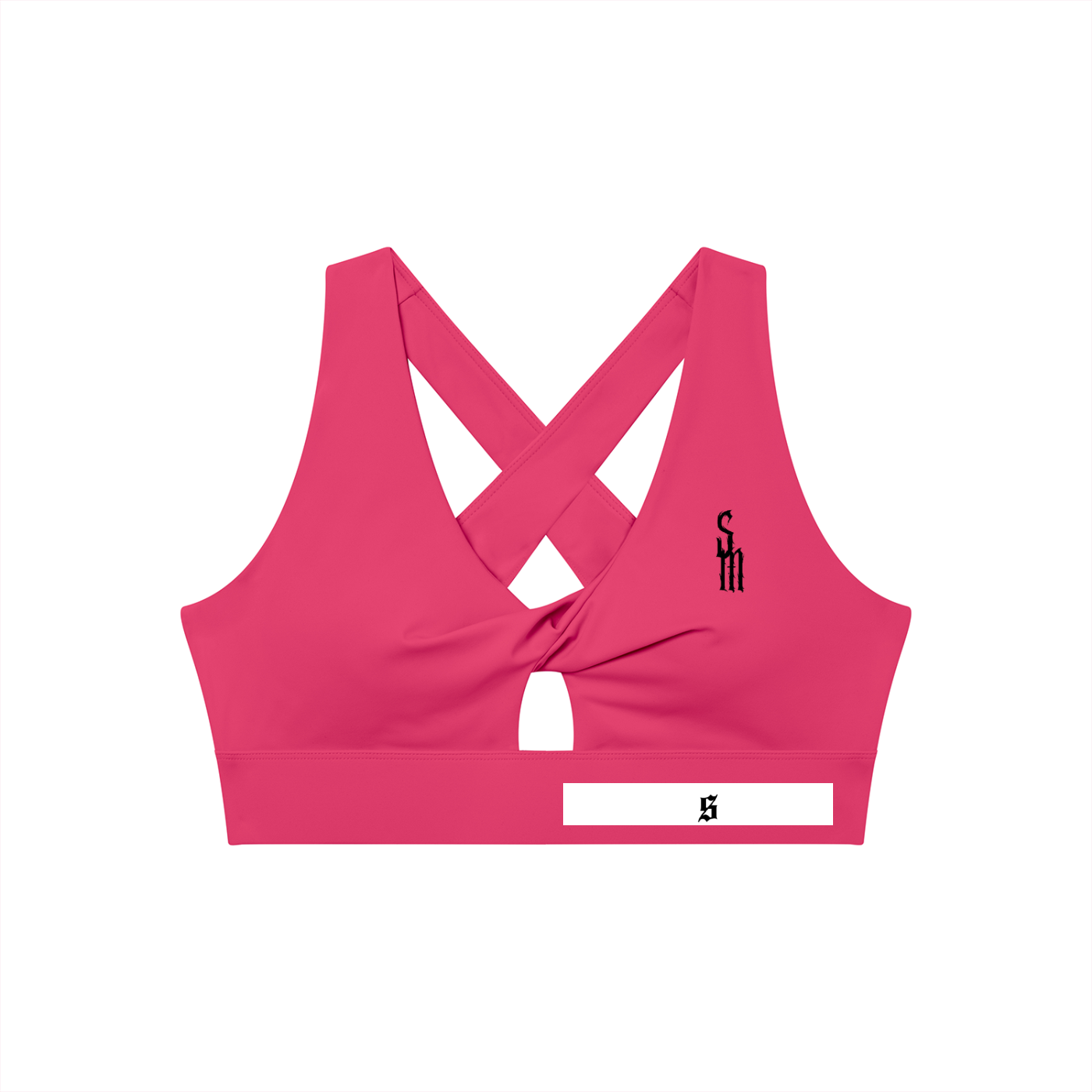 Women's Twist Front V-Neck Sports Bra