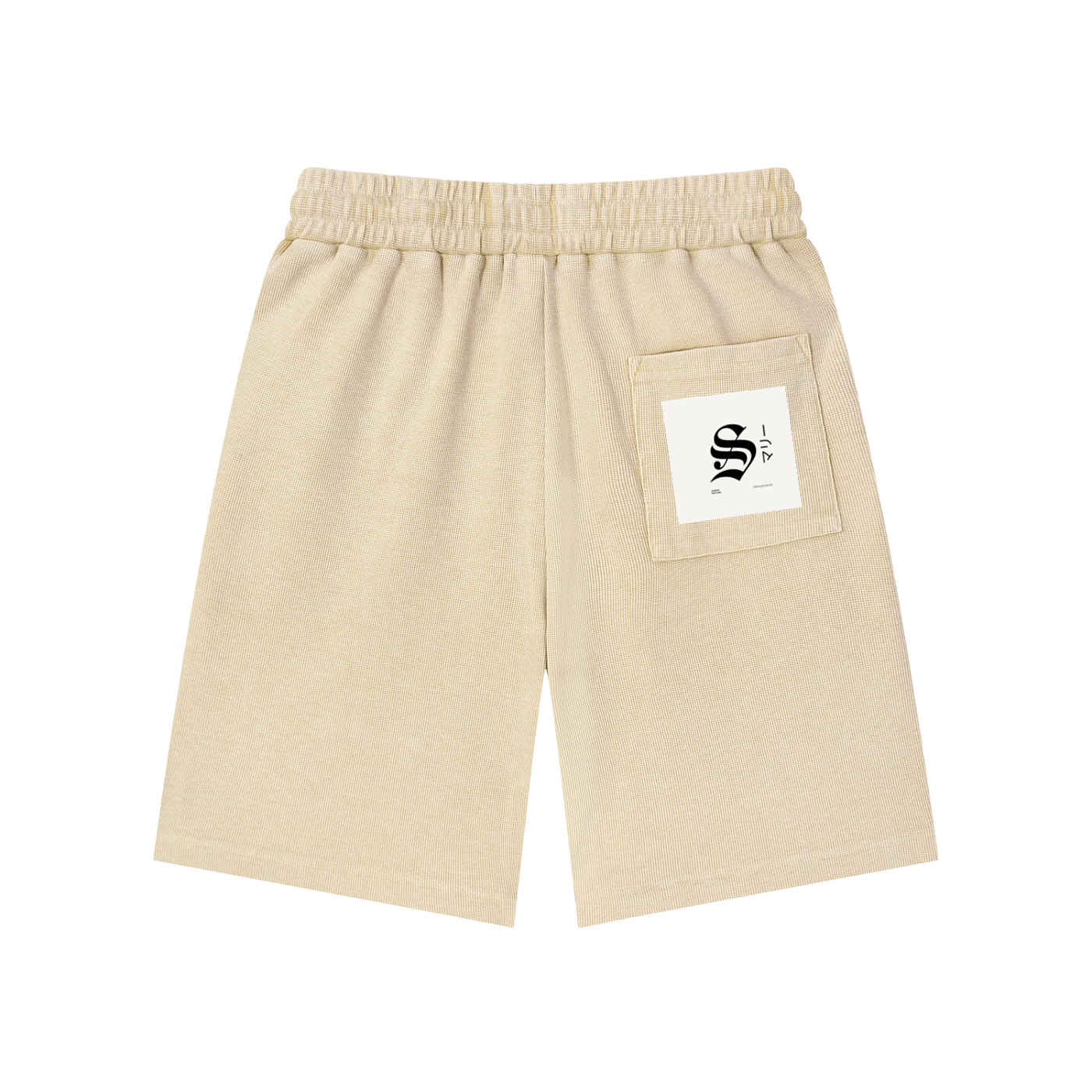 Mineral Wash Waffle Knit Shorts