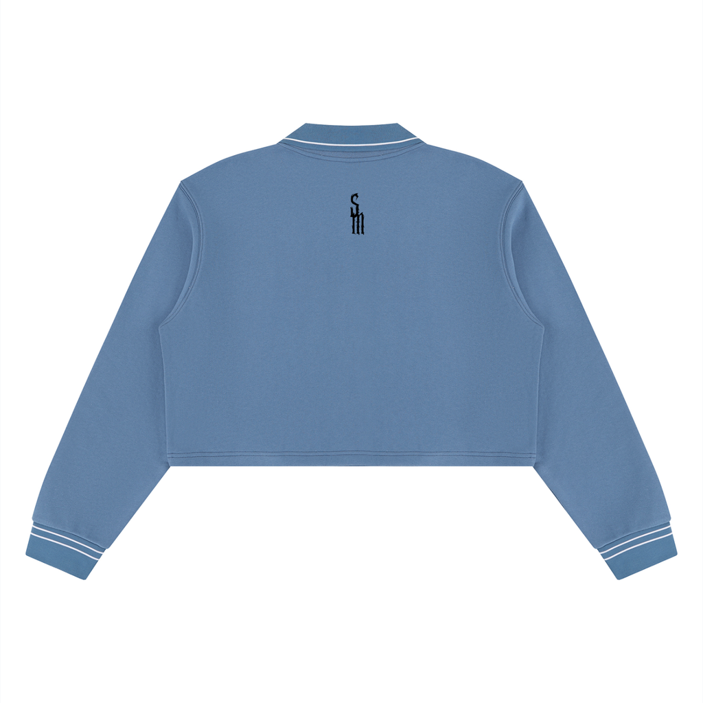Women’s Crop Collared Sweatshirt