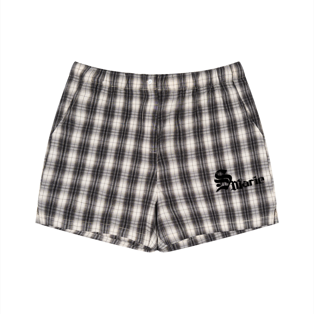Unisex Plaid Shorts