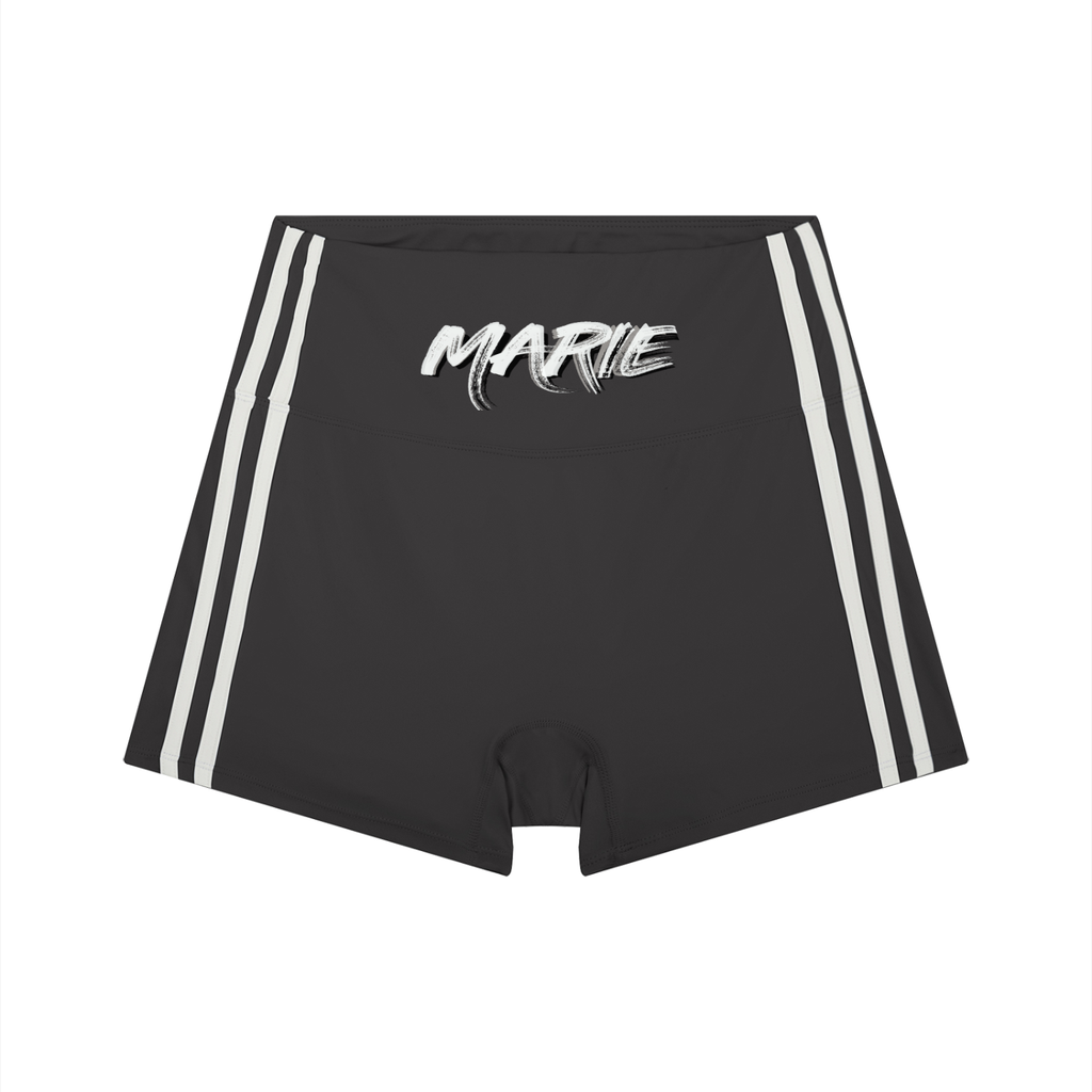 Women’s High-Waist Color Block Yoga Shorts