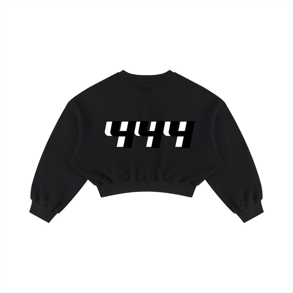 Women's Boxy Cropped Crewneck Sweatshirt