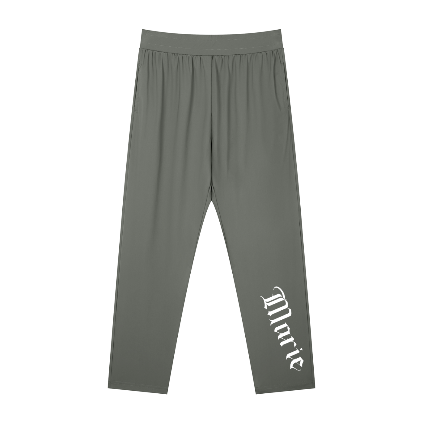 Men's Straight Leg Elastic Waist Pants