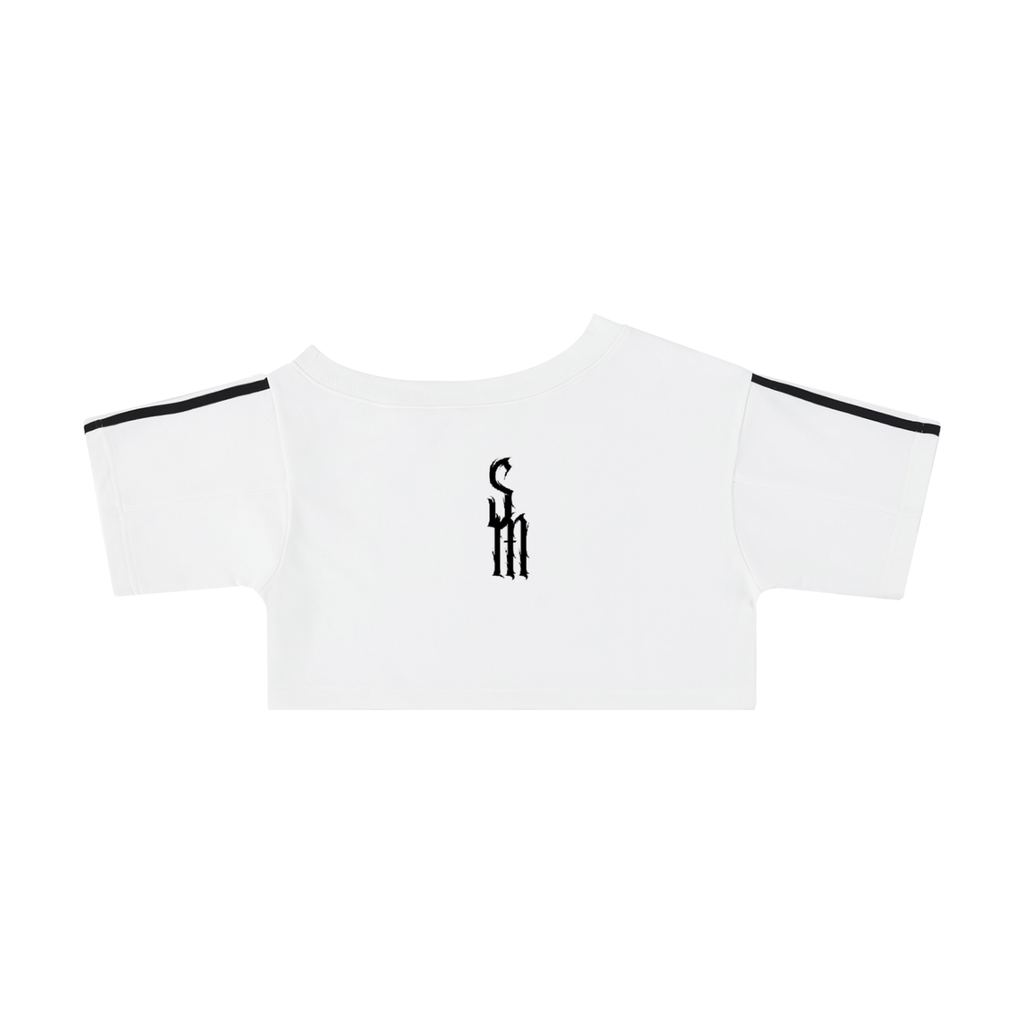 Women's Off-the-Shoulder Crop T-Shirt