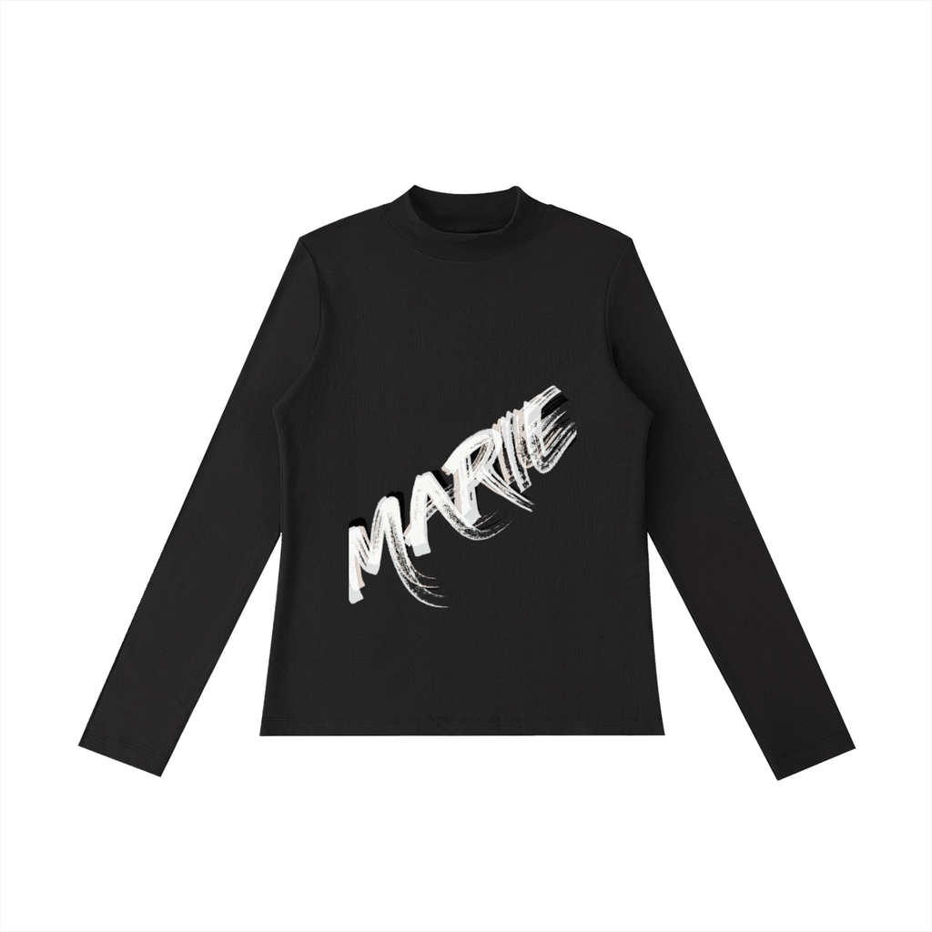 Essential Mock Neck Long Sleeve T-Shirt