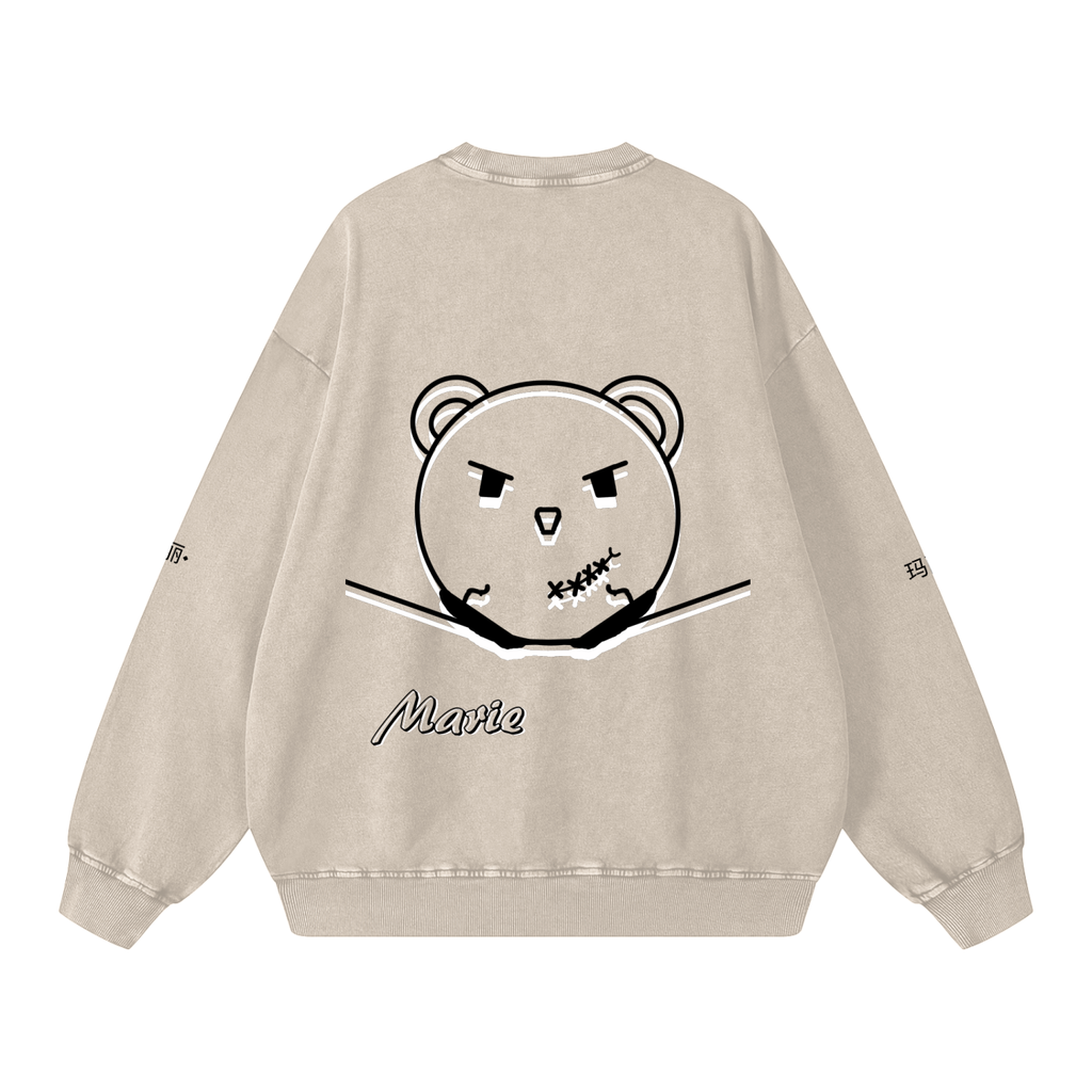 Snow Washed Oversized Sweatshirt