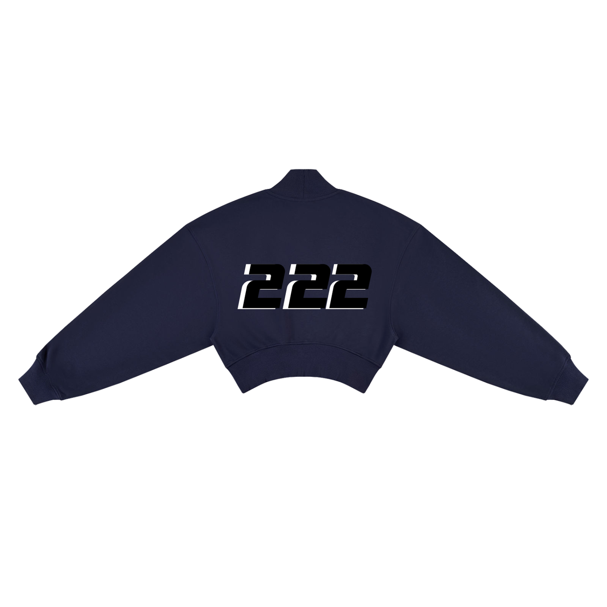 Women's Crop Mock Neck Sweatshirt