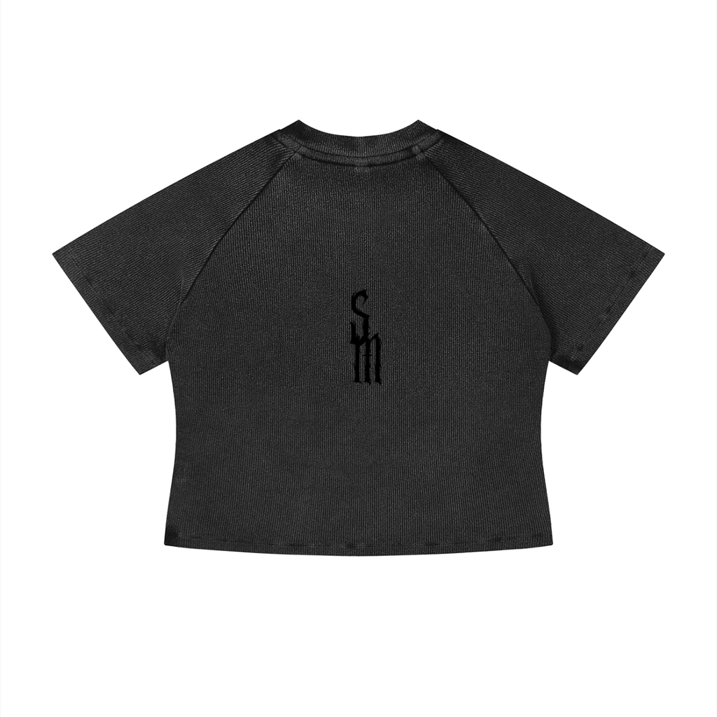 Women's Mineral Wash Crop T-Shirt