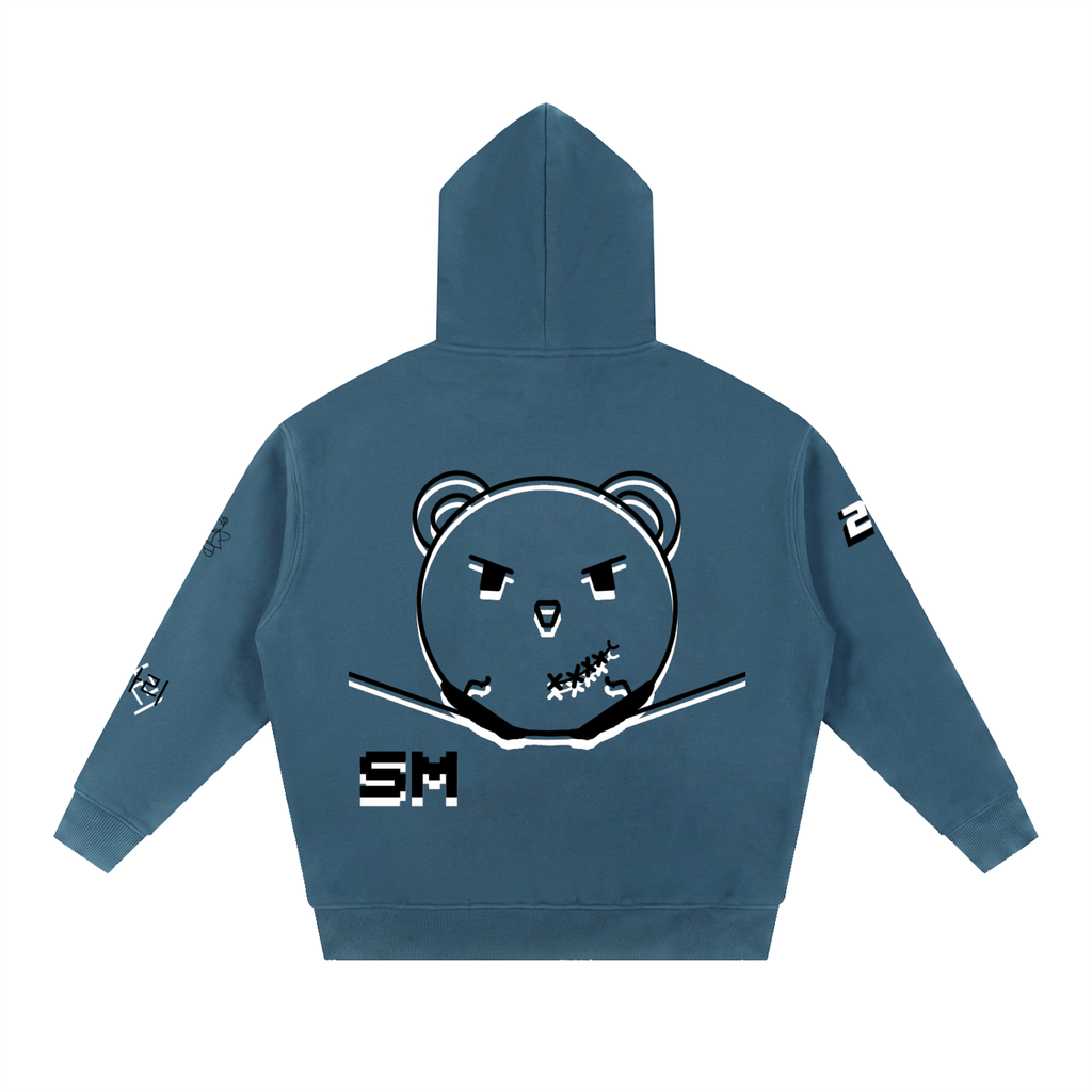 Essential Oversized Boxy Fit Fleece Hoodie