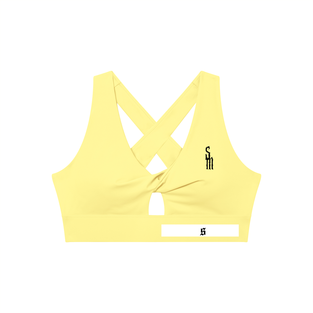 Women's Twist Front V-Neck Sports Bra