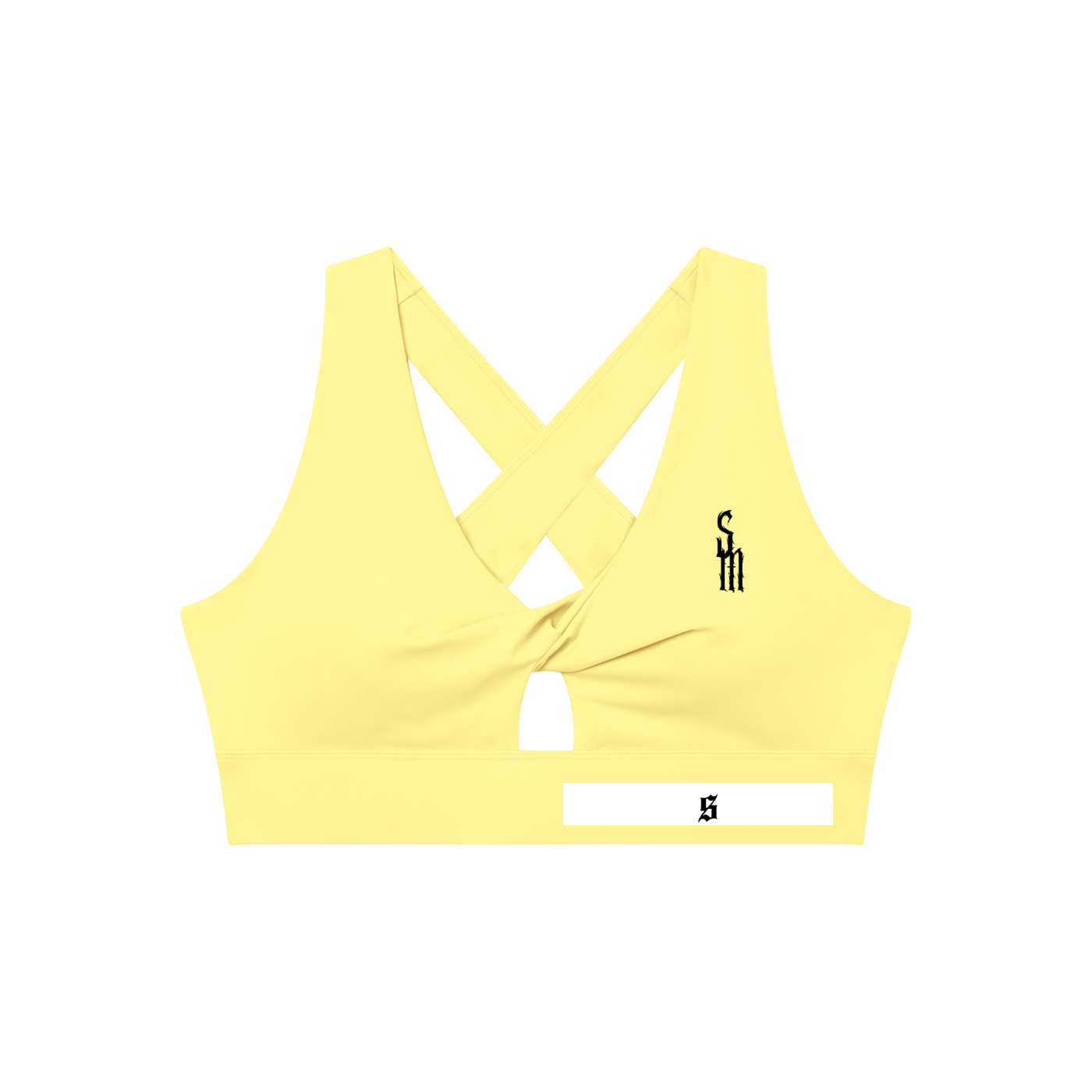 Women's Twist Front V-Neck Sports Bra