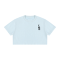 Women's Mineral Wash Cotton Crop T-Shirt