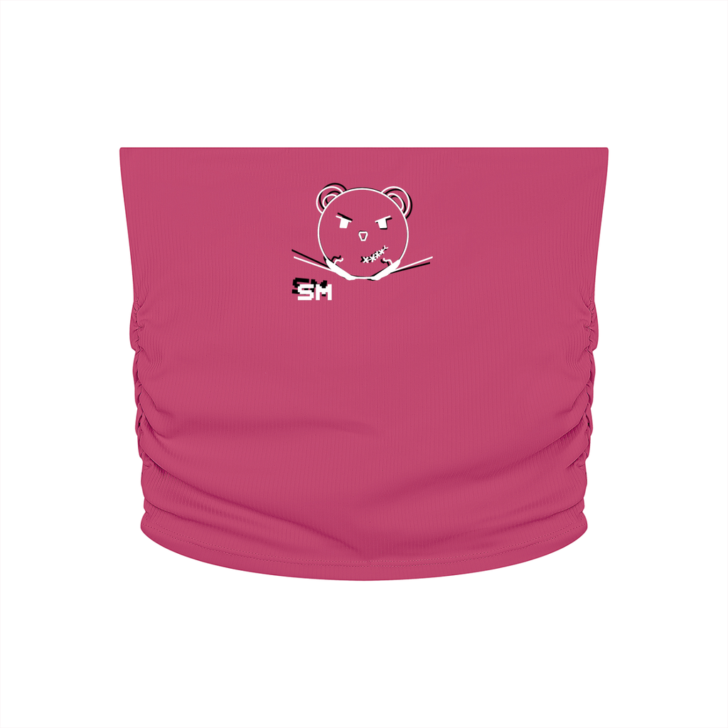Women’s Ruched Cropped Yoga Tube Top
