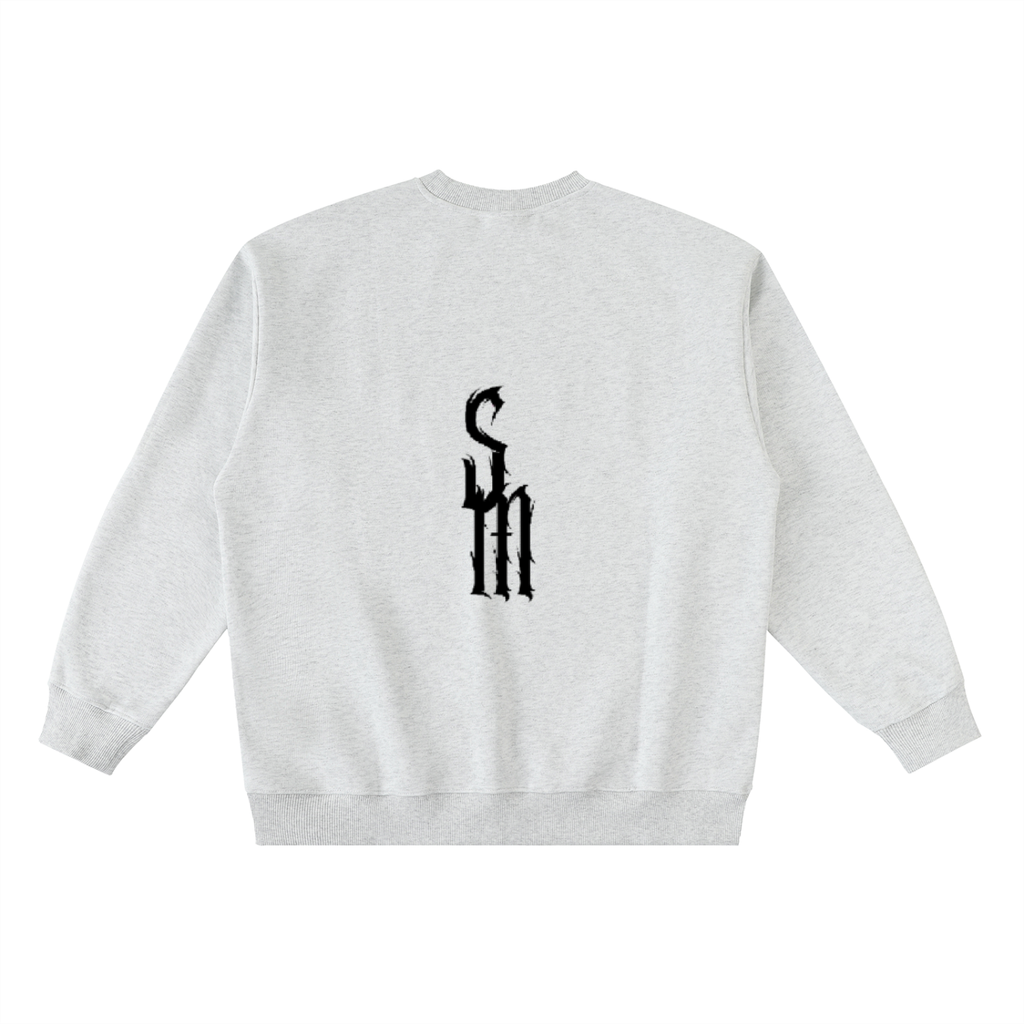 Oversized Crewneck Taped Sweatshirt