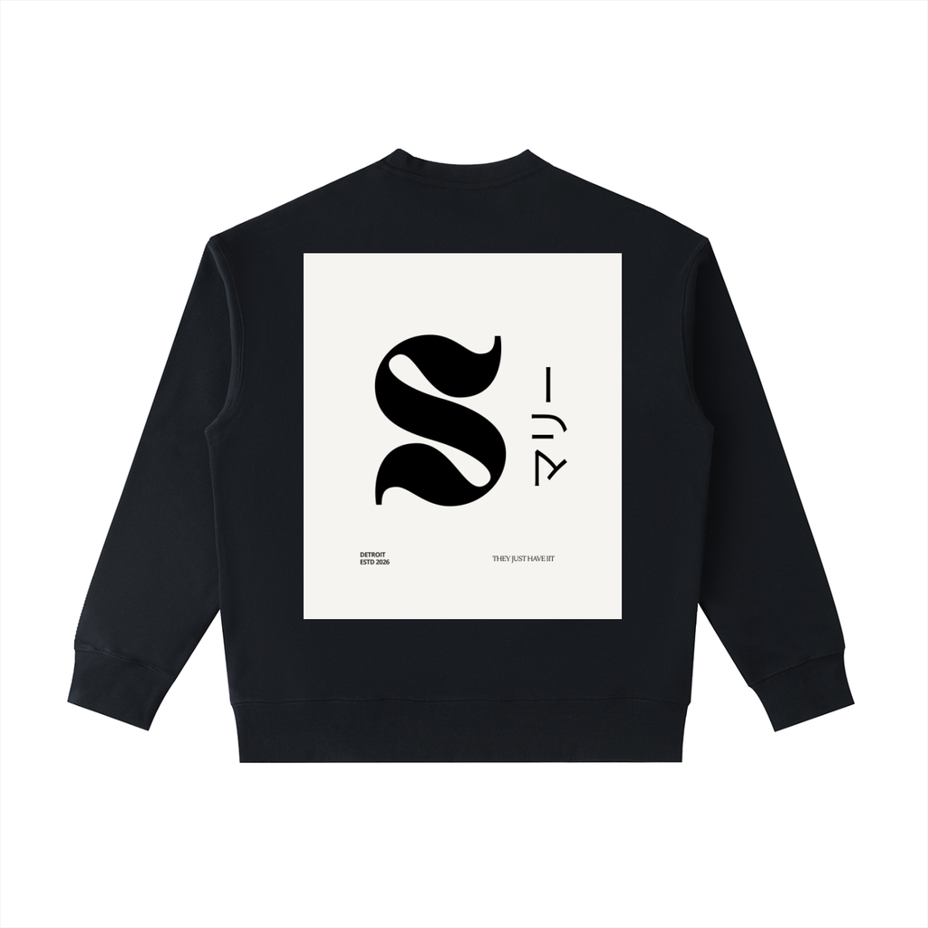Heavyweight Patch Pocket Crewneck Sweatshirt