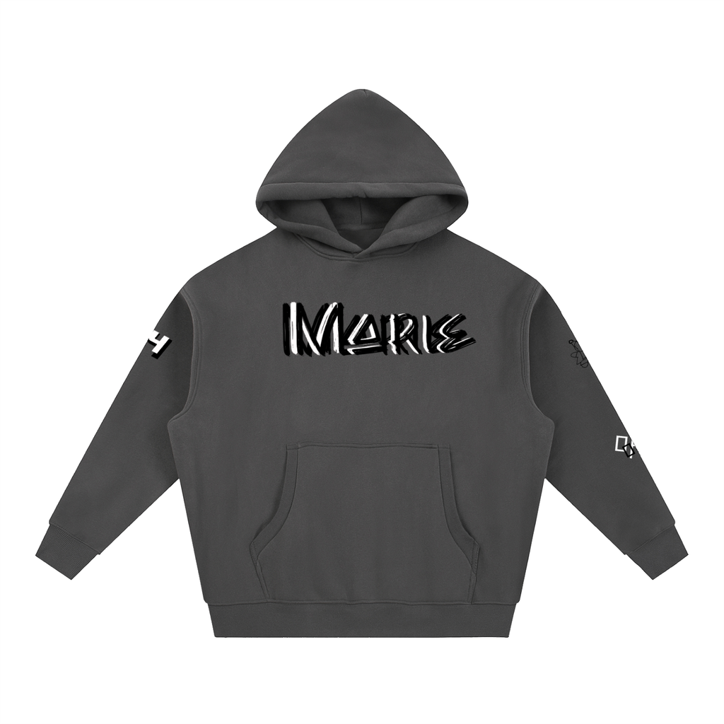 Essential Oversized Boxy Fit Fleece Hoodie