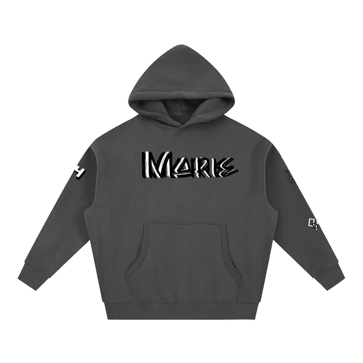 Essential Oversized Boxy Fit Fleece Hoodie