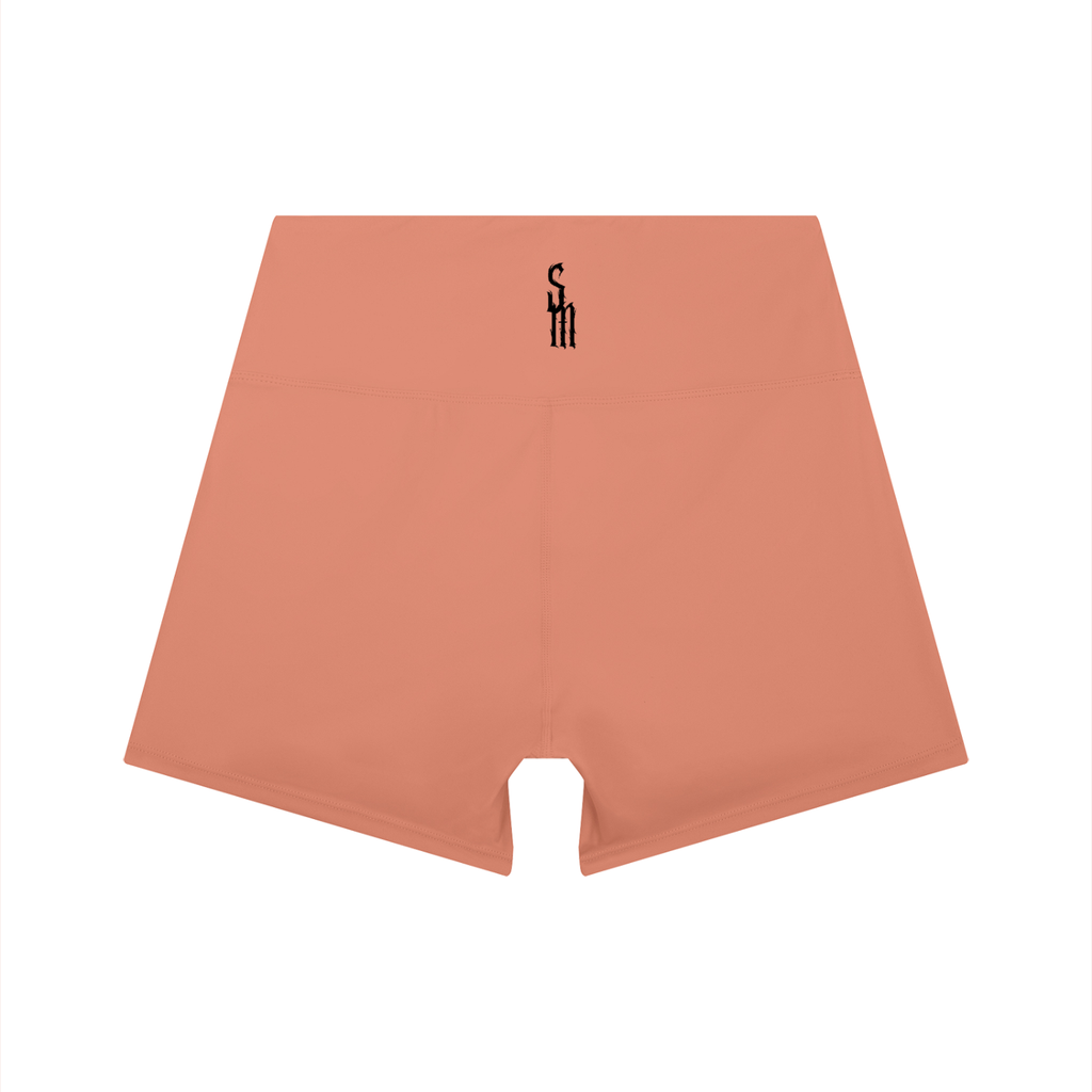 Women’s High-Waist Color Block Yoga Shorts